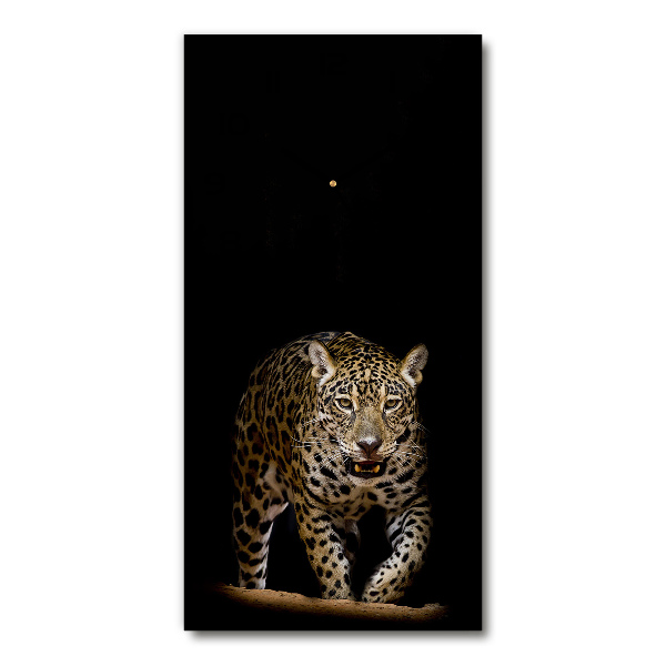 Orologio rettangolare con quadrante in stile giaguaro