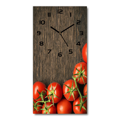 Orologio verticale con motivo a pomodori