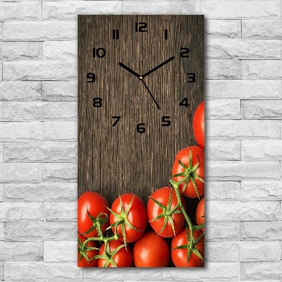 Orologio verticale con motivo a pomodori