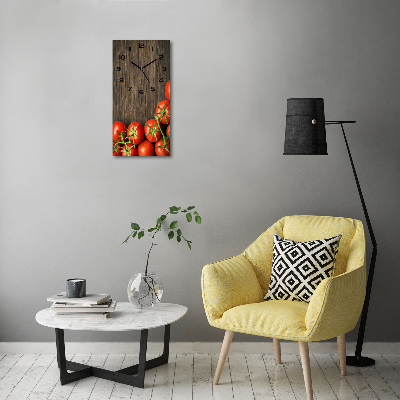 Orologio verticale con motivo a pomodori