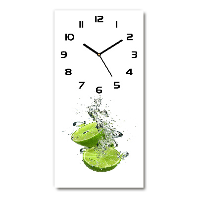 Orologio verticale in colore lime