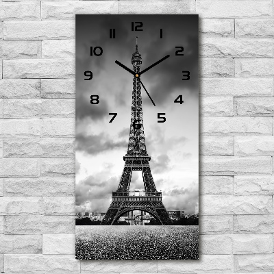 Orologio rettangolare con motivo della Torre Eiffel di Parigi