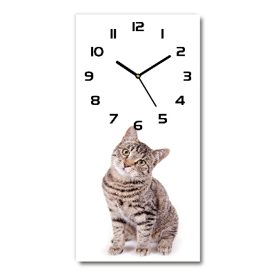 Orologio rettangolare con motivo gatto