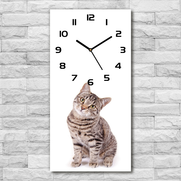 Orologio rettangolare con motivo gatto