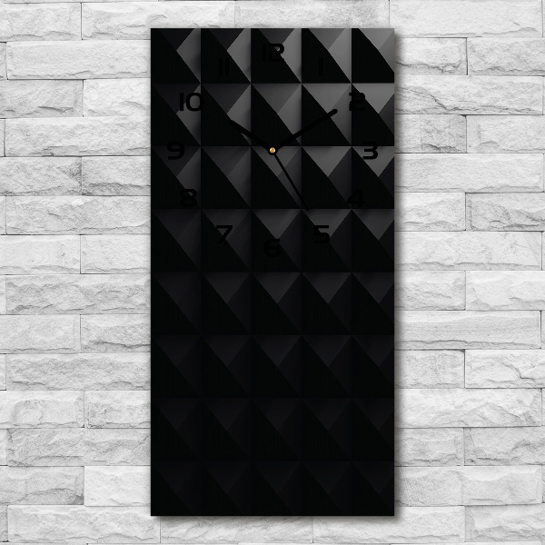 Orologio verticale con sfondo astratto