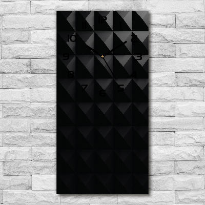 Orologio verticale con sfondo astratto