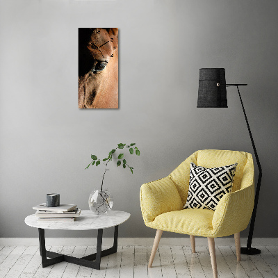 Orologio verticale con motivo a cavallo