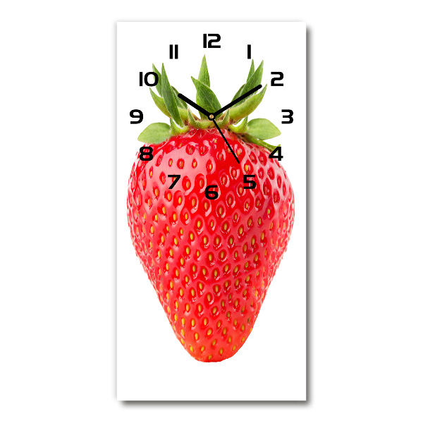Orologio rettangolare con quadrante in colore fragola