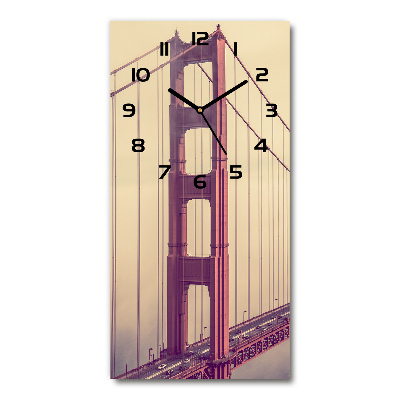 Orologio rettangolare con il motivo del Ponte di San Francisco
