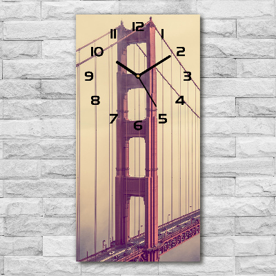 Orologio rettangolare con il motivo del Ponte di San Francisco