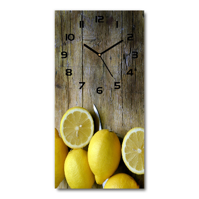Orologio rettangolare con quadrante decorato con motivo limoni