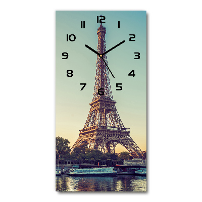 Orologio verticale con motivo della Torre Eiffel di Parigi