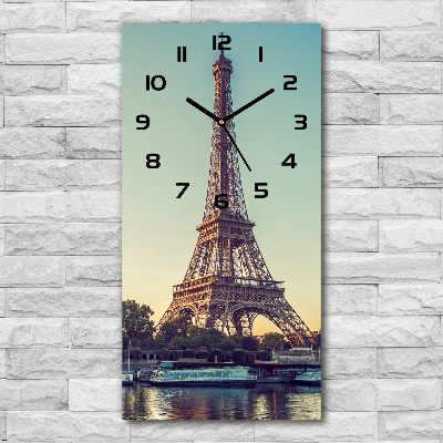 Orologio verticale con motivo della Torre Eiffel di Parigi