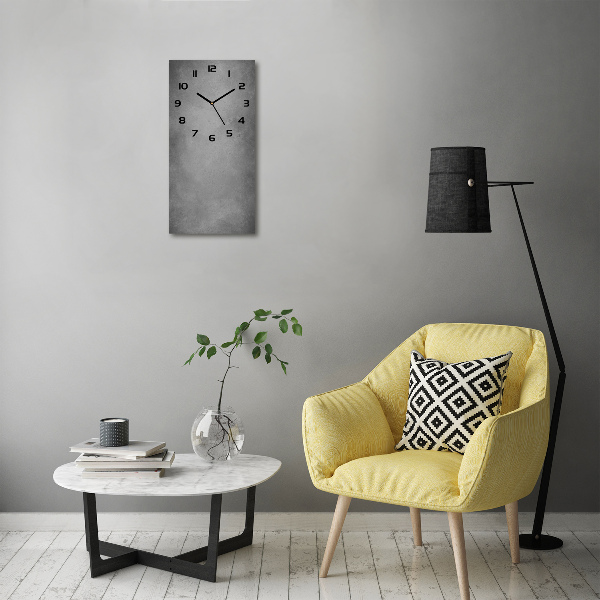 Orologio rettangolare con quadrante effetto cemento