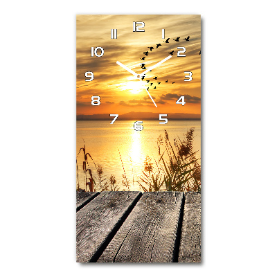 Orologio verticale con motivo «Tramonto»