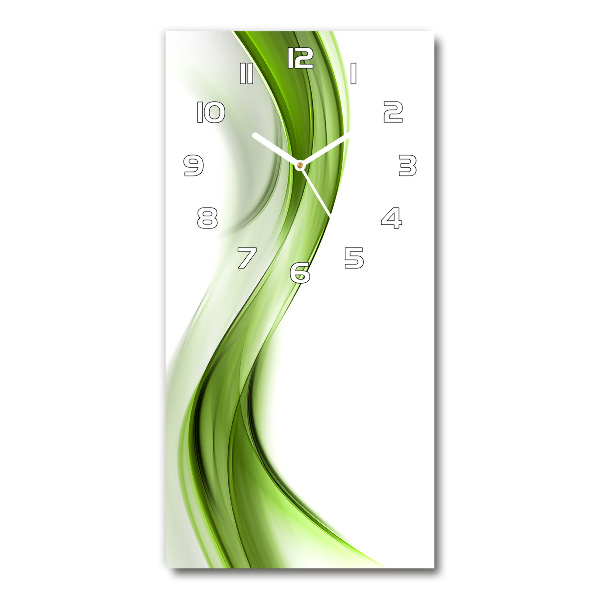 Orologio verticale Orologio verticale con motivo a onda astratta