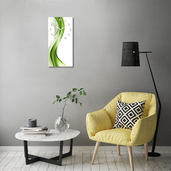 Orologio verticale Orologio verticale con motivo a onda astratta