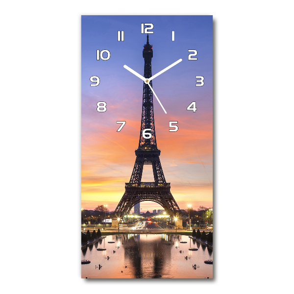 Orologio verticale con motivo della Torre Eiffel di Parigi