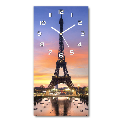 Orologio verticale con motivo della Torre Eiffel di Parigi