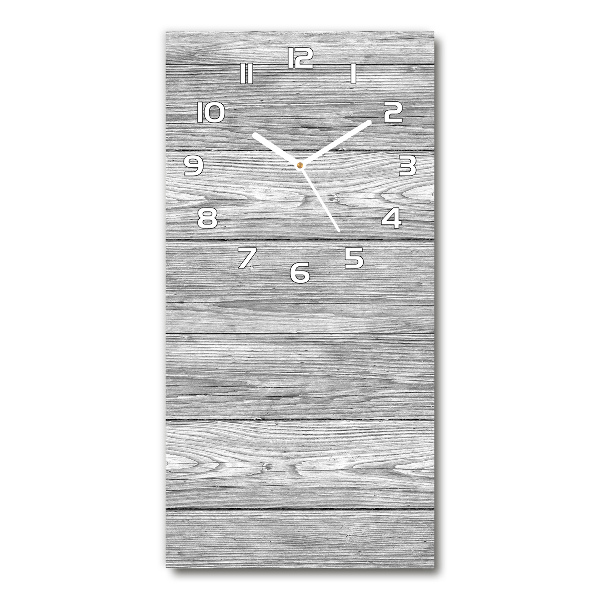 Orologio verticale con sfondo in legno