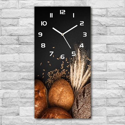 Orologio verticale con quadrante ispirato al pane