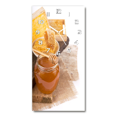 Orologio verticale con motivo a nido d'ape