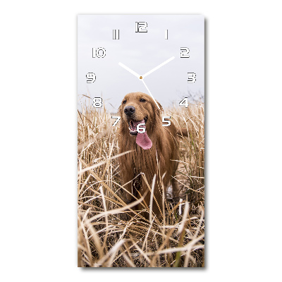 Orologio verticale con motivo Golden Retriever