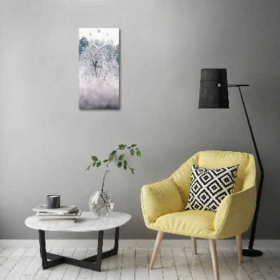 Orologio verticale in vetro con motivo 