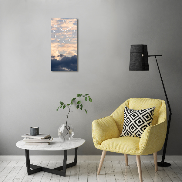 Orologio da parete verticale con motivo 