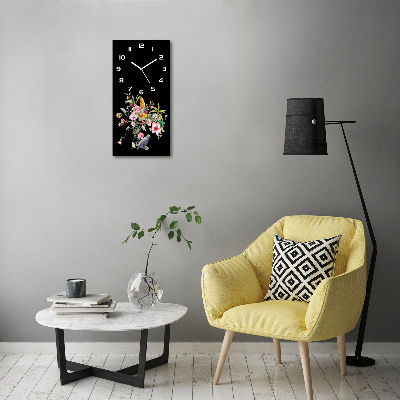 Orologio da parete verticale con motivo hawaiano