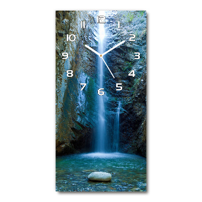Orologio verticale con motivo a cascata