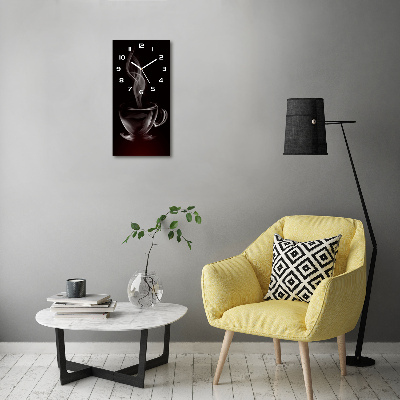 Orologio verticale con quadrante ispirato al caffè aromatico