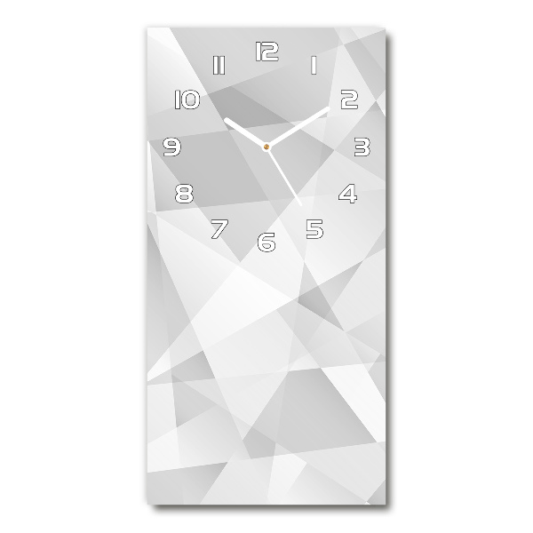 Orologio da parete verticale con sfondo astratto