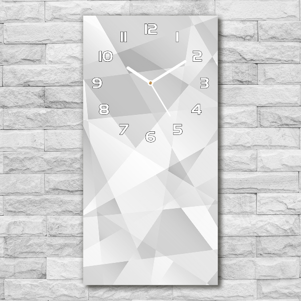 Orologio da parete verticale con sfondo astratto