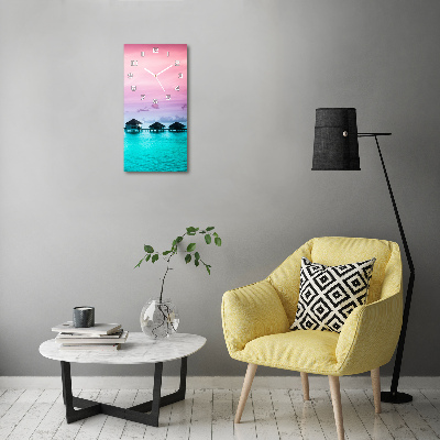 Orologio da parete verticale con motivo 