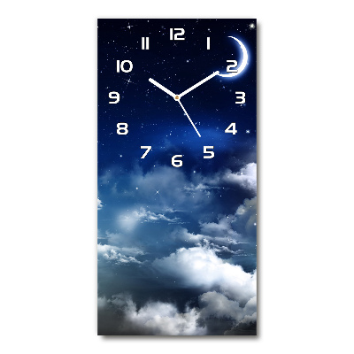 Orologio verticale con motivo cielo stellato