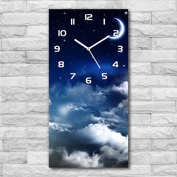 Orologio verticale con motivo cielo stellato