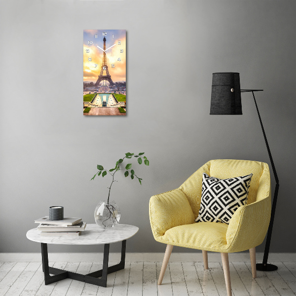 Orologio verticale con motivo della Torre Eiffel di Parigi