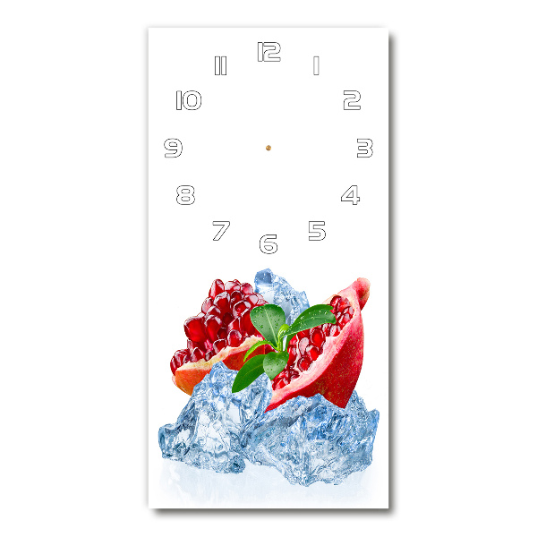 Orologio verticale con finitura granata