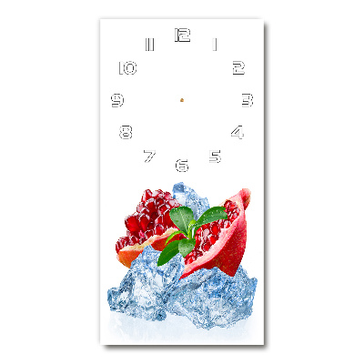 Orologio verticale con finitura granata