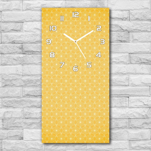 Orologio da parete verticale con motivo a stelle