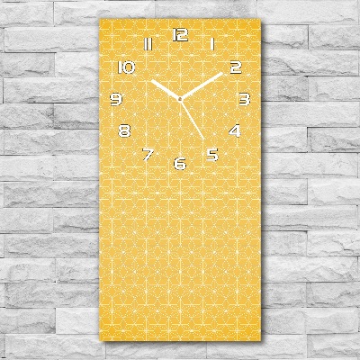 Orologio da parete verticale con motivo a stelle