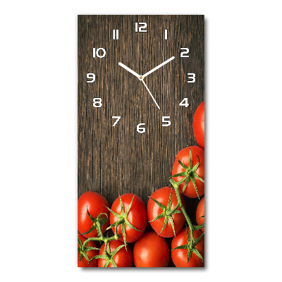 Orologio verticale con motivo a pomodori