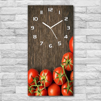 Orologio verticale con motivo a pomodori