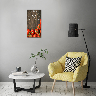 Orologio verticale con motivo a pomodori