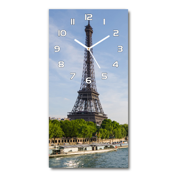 Orologio verticale con motivo della Torre Eiffel di Parigi