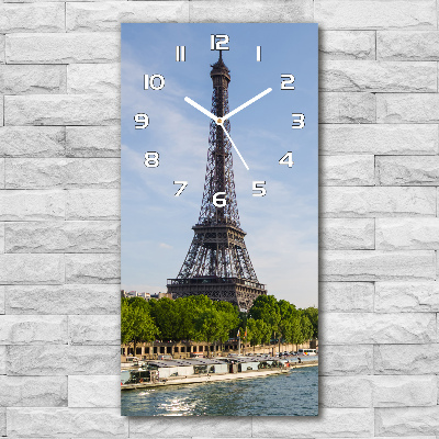 Orologio verticale con motivo della Torre Eiffel di Parigi