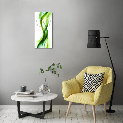 Orologio verticale con motivo a onde astratte