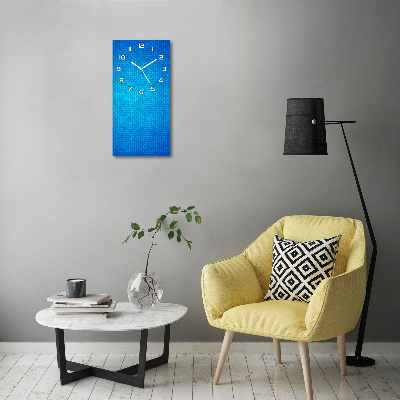 Orologio da parete verticale con sfondo astratto