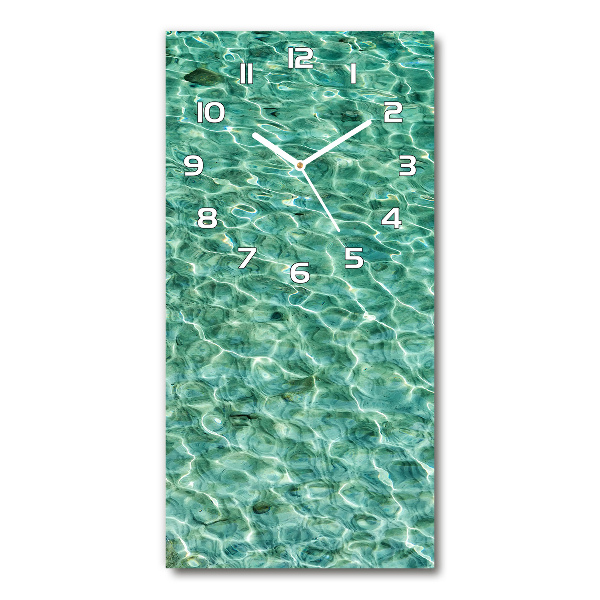 Orologio verticale con motivo «Acqua limpida»